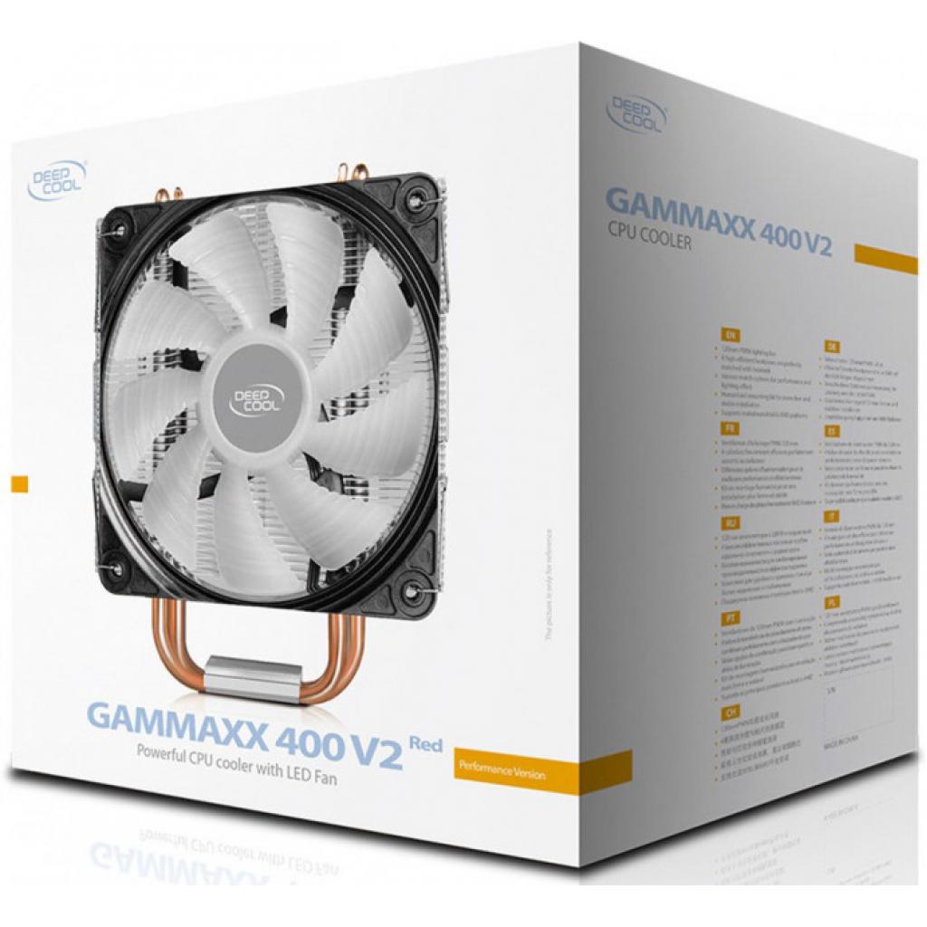 Кулер до процесора Deepcool GAMMAXX 400 V2 RED - зображення 9