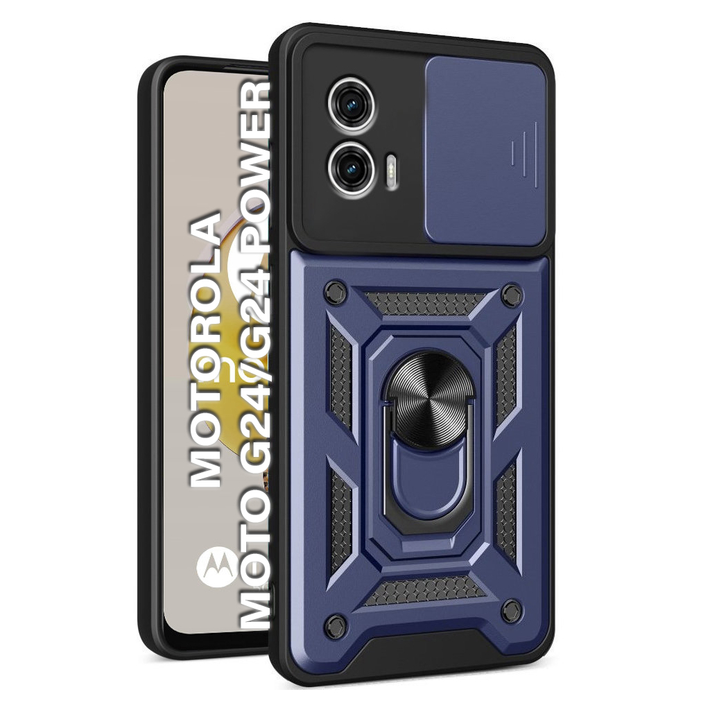 Чохол до мобільного телефона BeCover Military Motorola Moto G24/G24 Power Blue (710723) - зображення 1