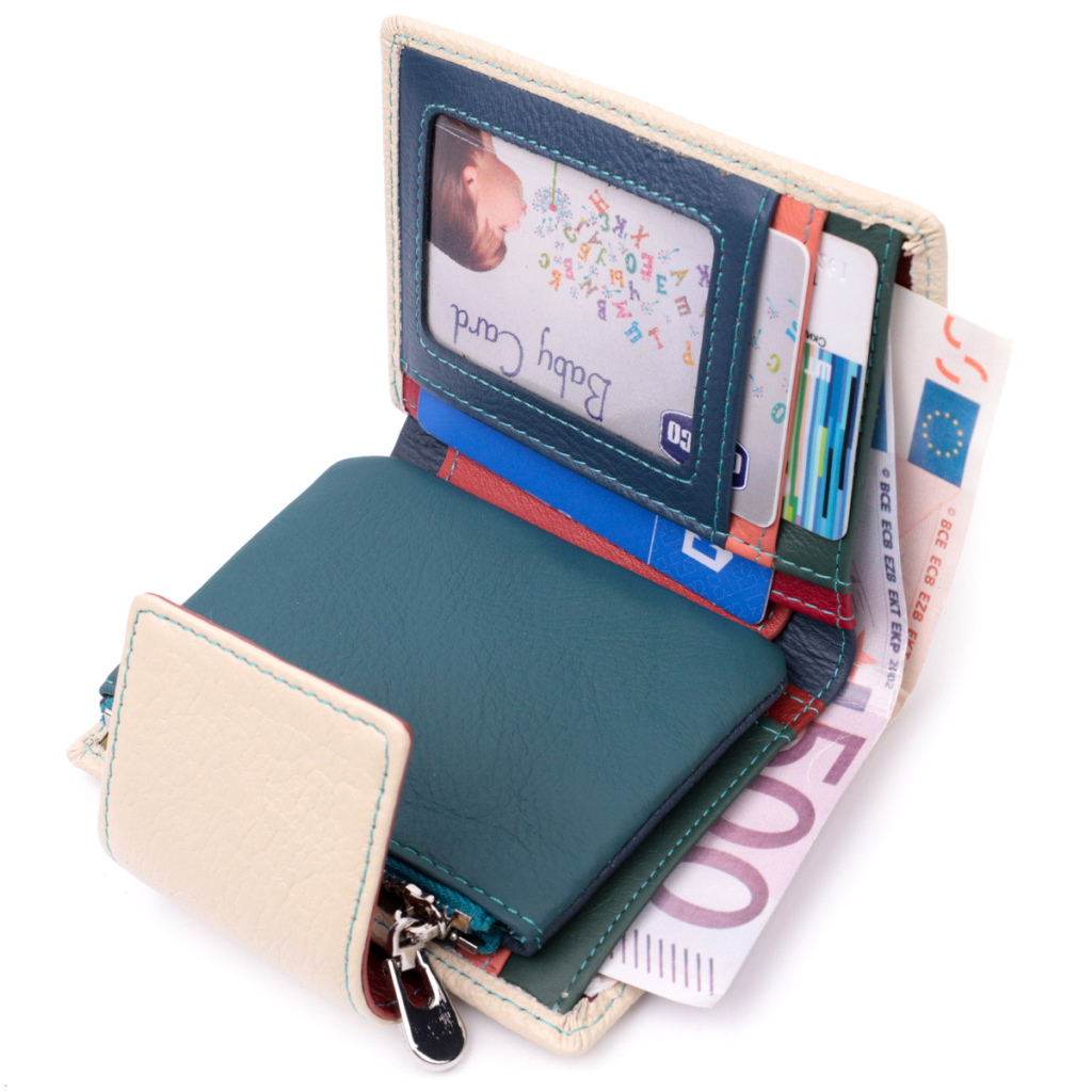 Гаманець ST Leather З натуральної шкіри Білий (19451) - зображення 6