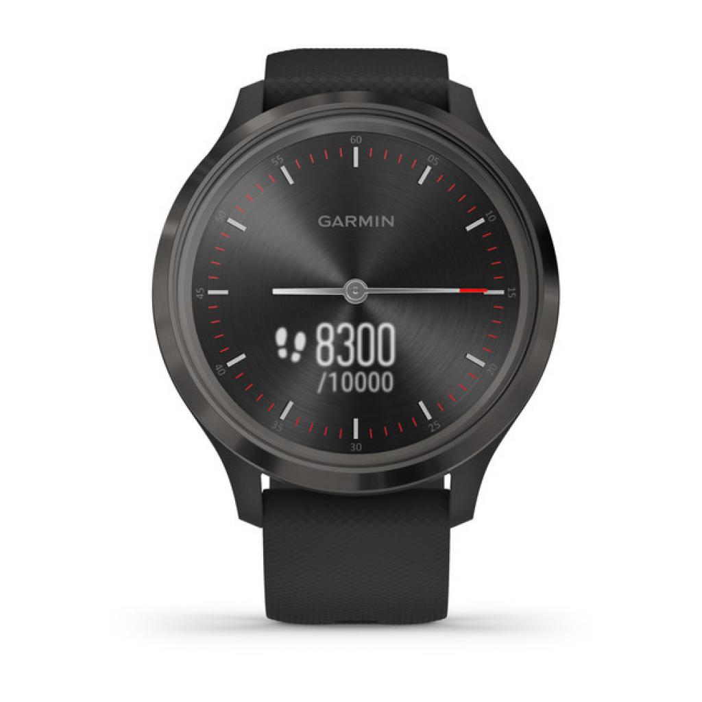 Смарт-годинник Garmin Vivomove 3 Slate Stainless Steel Bezel with Black Case and S (010-02239-01) - зображення 4