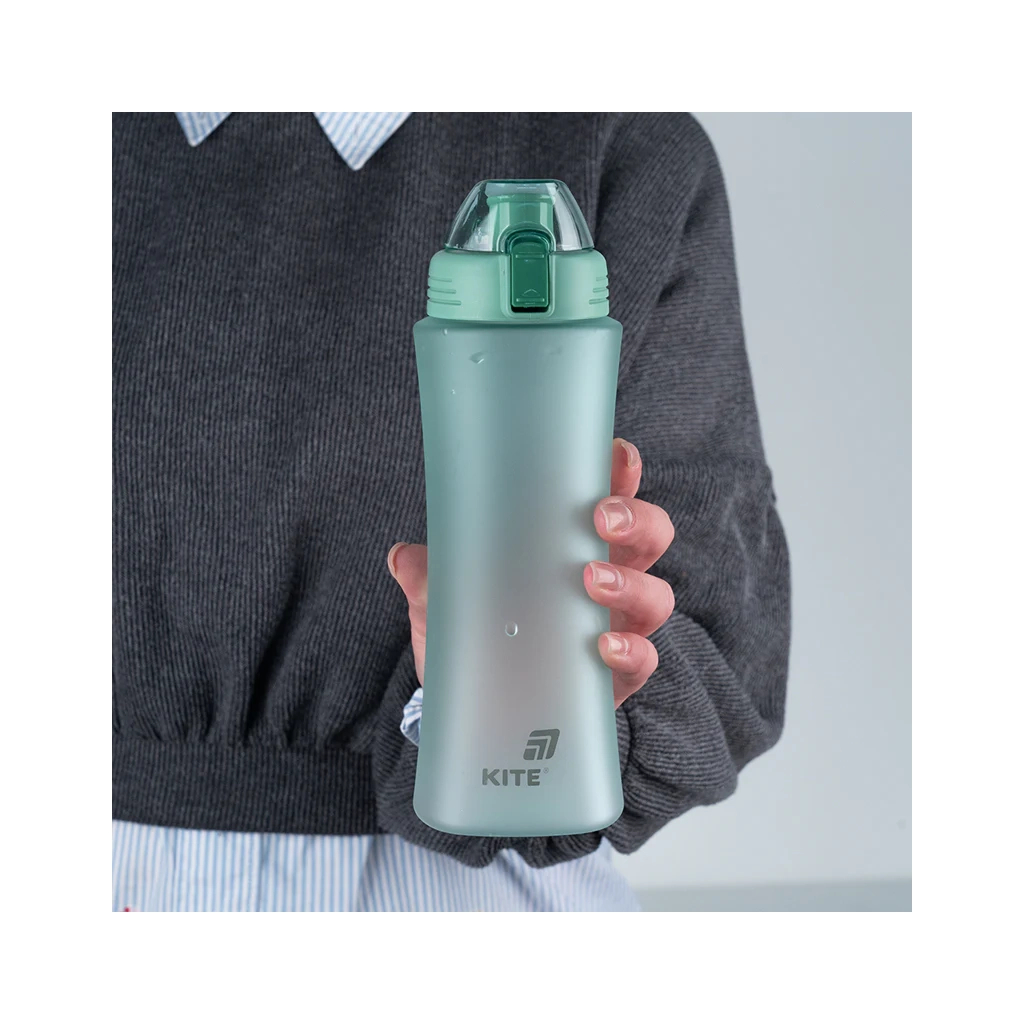 Поїльник-непроливайка Kite 660 мл, бірюзова (K25-1216-2) - зображення 5
