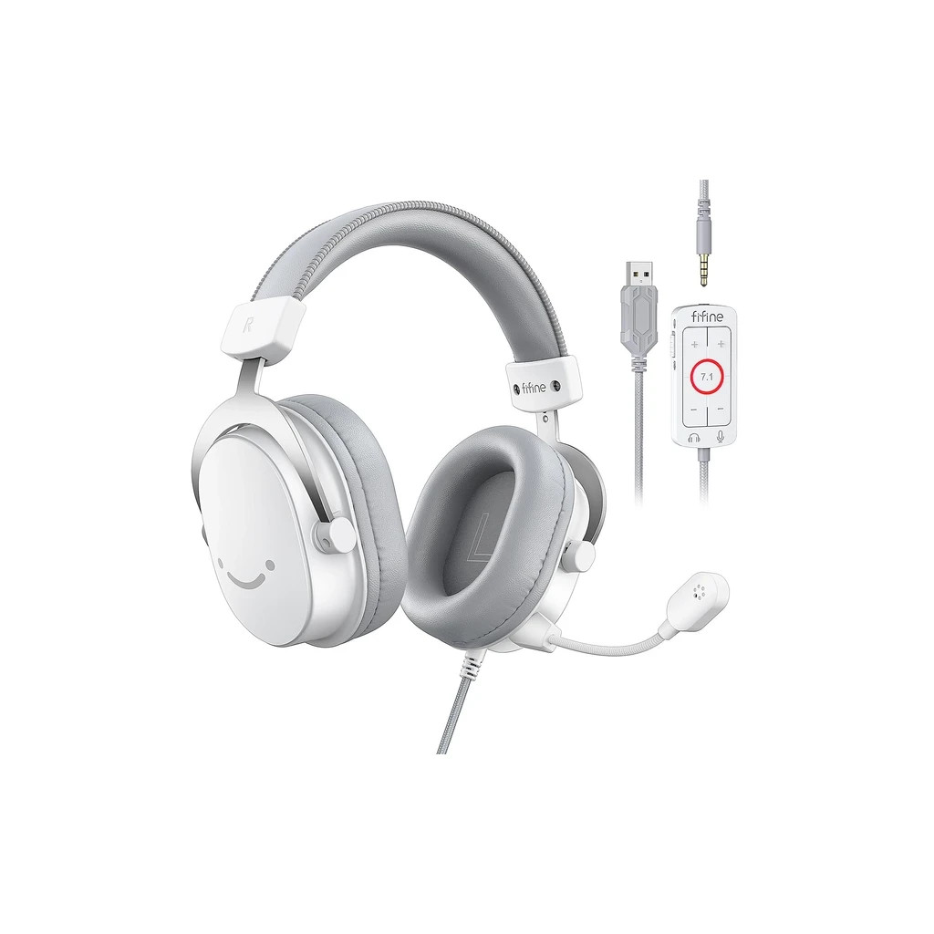 Навушники Fifine H9W White (H9W) - зображення 1