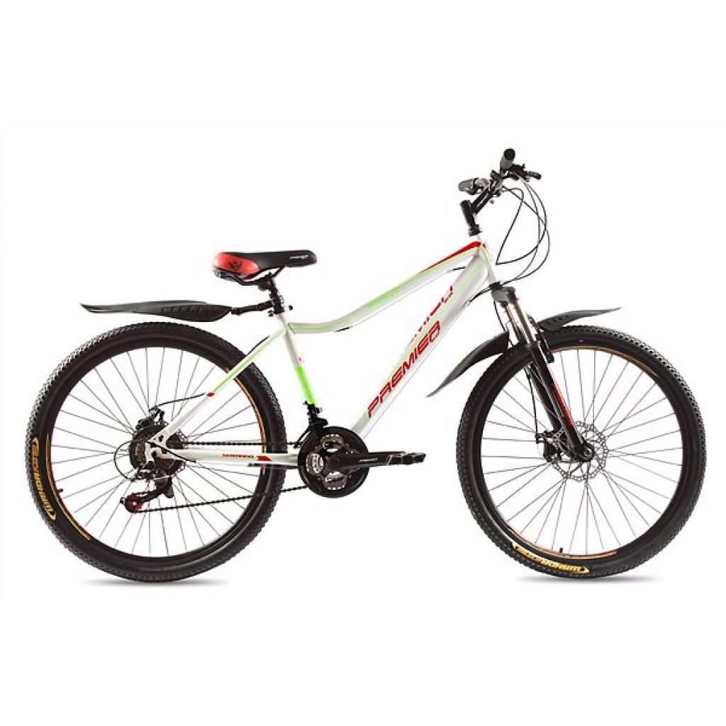 Велосипед Premier Rocket Disc 16" білий з червоним-зеленим (14299) - зображення 1