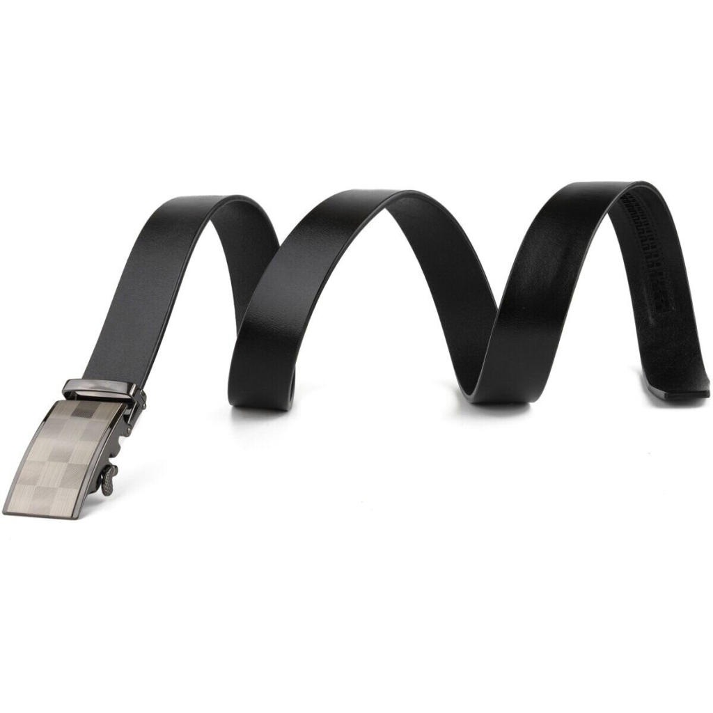 Ремінь Vintage З автоматичною пряжкою шахівниця Чорний (20266) - зображення 2