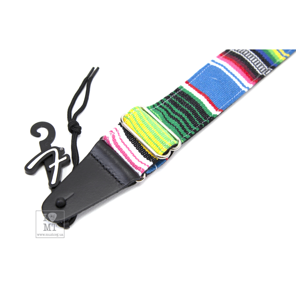 Ремінь для гітари Fender Strap 2" Serape Blue Multi (230637) - зображення 4