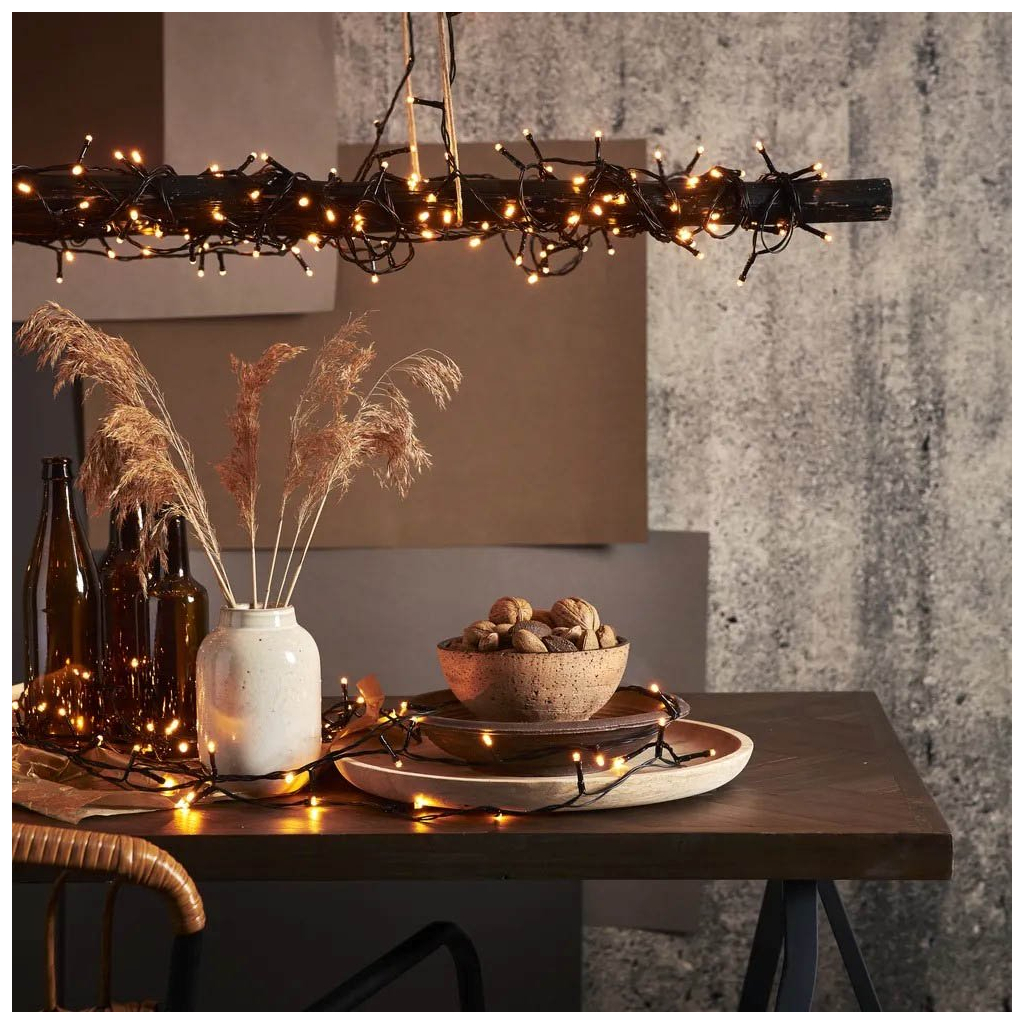 Гірлянда ColorWay Мішура LED 150 5 м 8 функцій теплий колір USB (CW-G-150L5U) - зображення 5