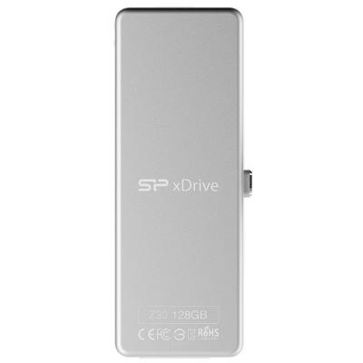 USB флеш накопичувач Silicon Power 128GB xDrive Z30 White USB 3.0 (SP128GBLU3Z30V1W) - зображення 2