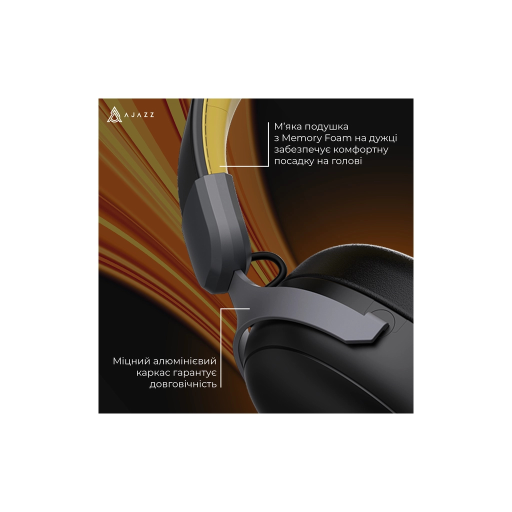 Навушники Ajazz AHM08 MAX 3-Mode Black (AHM08-MAX-BGY) - зображення 11
