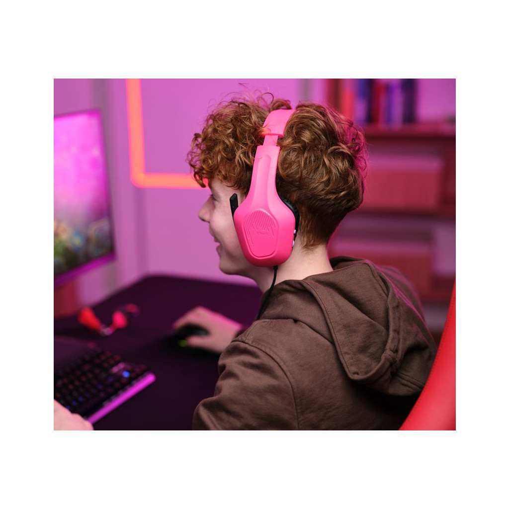 Навушники Trust GXT 415 Zirox 3.5мм Pink (24992) - зображення 10