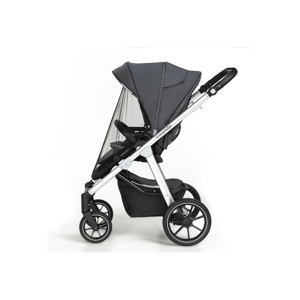 Коляска Baby Design 2 в 1 Bueno 217 Graphite (без вишивки) (203824) - зображення 4