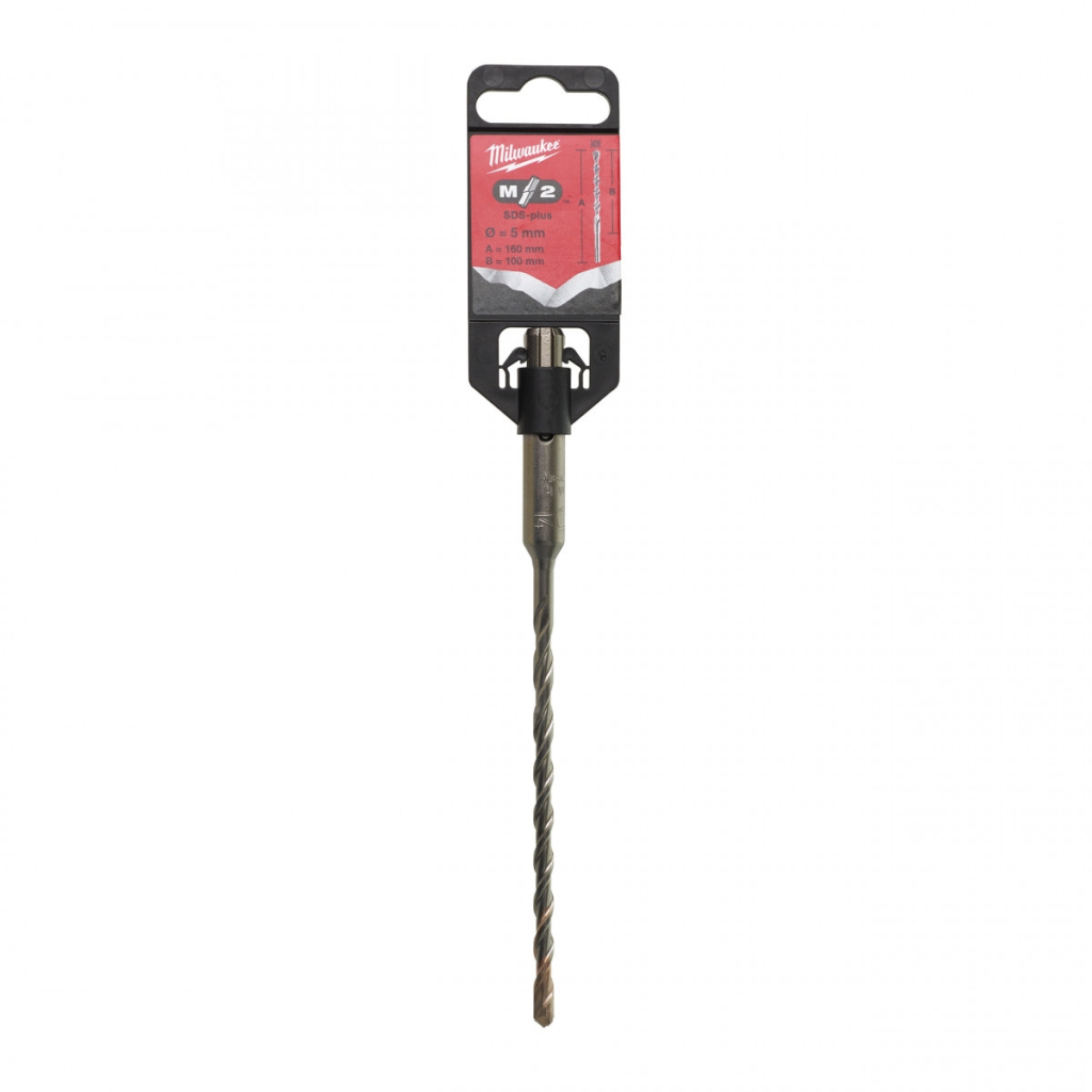 Бур Milwaukee SDS-PLUS M2, 5,0х160х100мм (4932399315) - зображення 2
