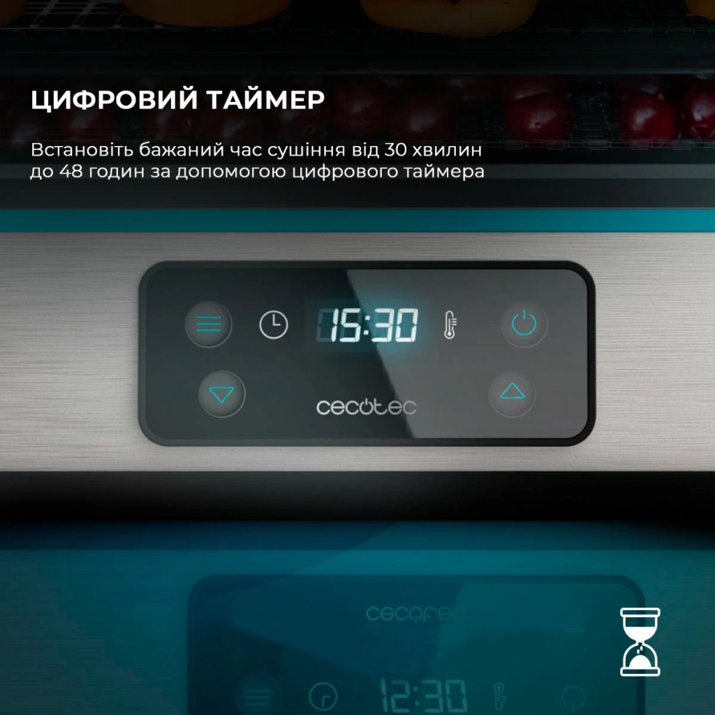Сушка для овочів та фруктів Cecotec VitaDry Pro (CCTC-04949) - зображення 7