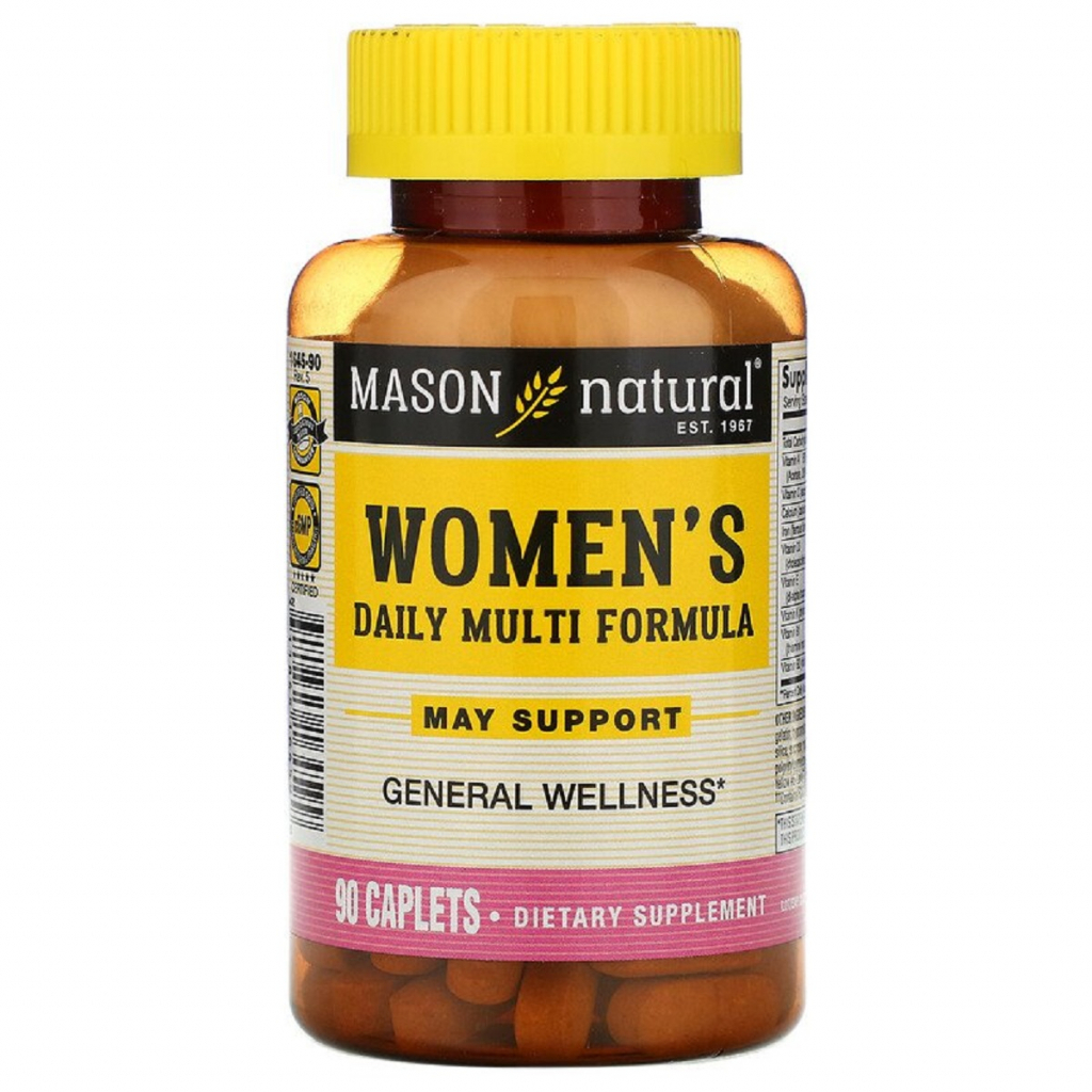 Вітамінно-мінеральний комплекс Mason Natural Мультіформула для жінок, Women's Daily Multi Formula, 90 кап (MAV-16459) - зображення 1