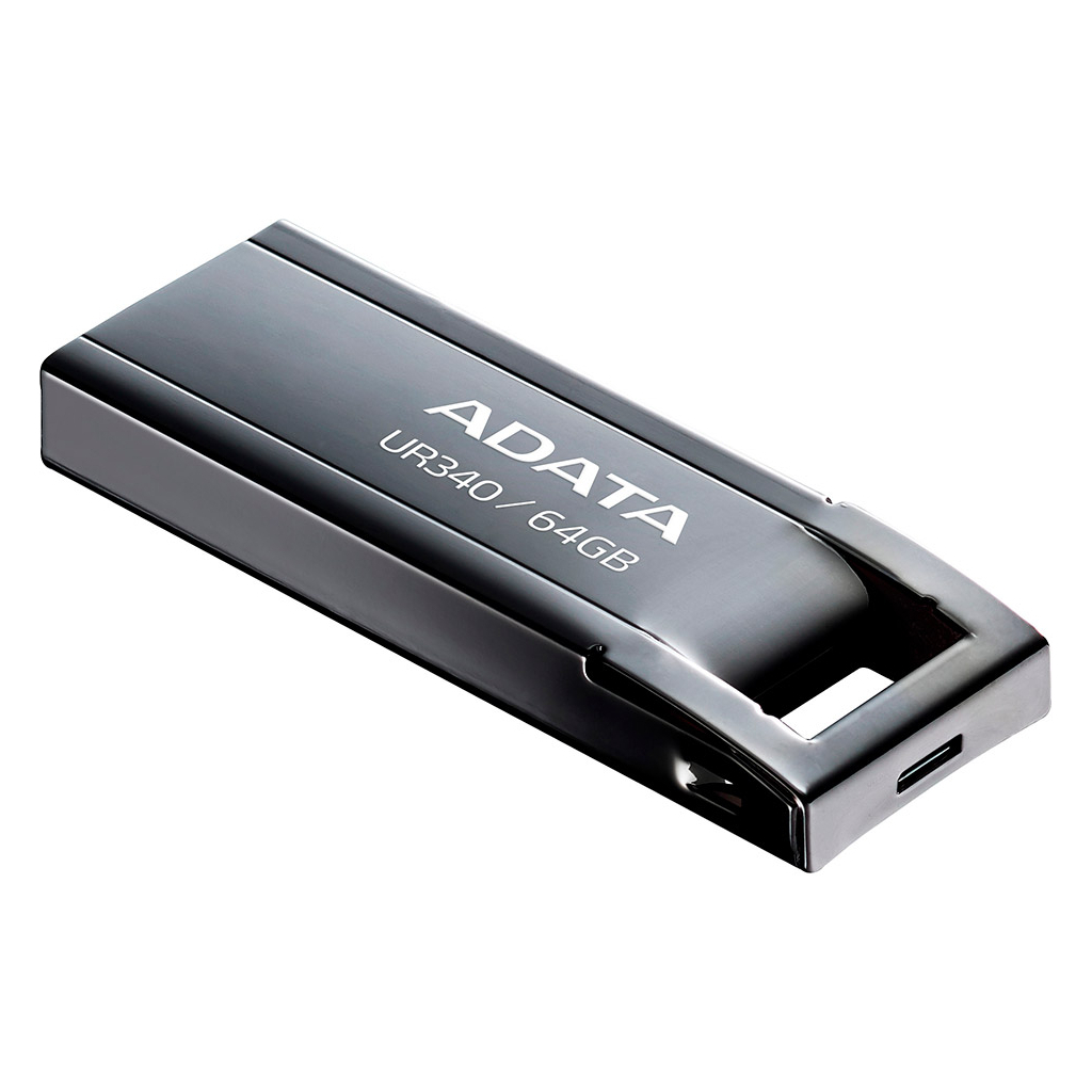USB флеш накопичувач ADATA 64GB UR340 Black USB 3.2 (AROY-UR340-64GBK) - зображення 3