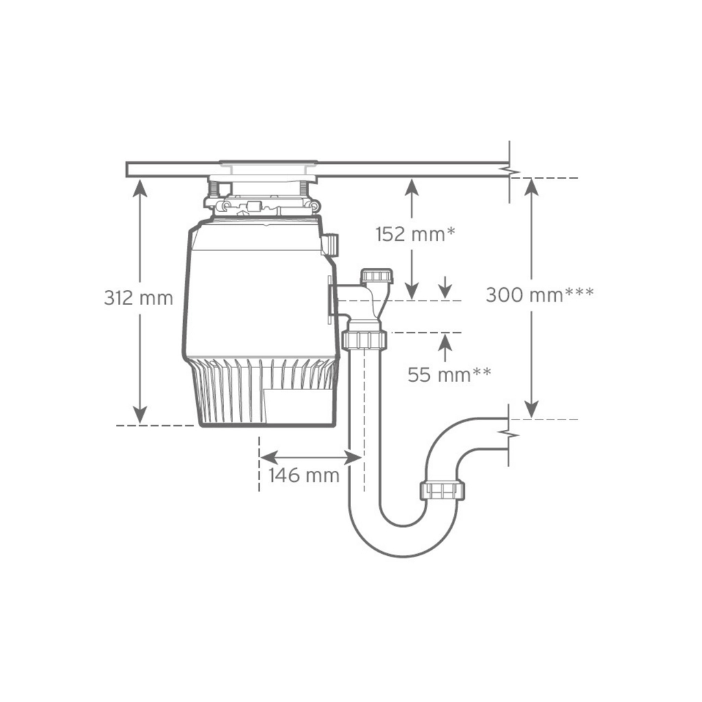 Подрібнювач харчових відходів In-Sink-Erator Evolution Plus 1000 - изображение 12
