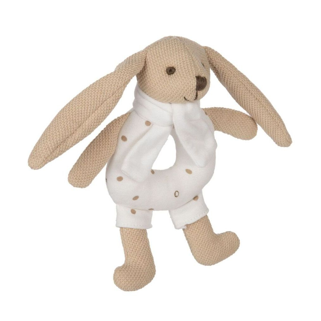 Брязкальце Canpol м'яка Кролик бежевий (80/201_bei) - зображення 2