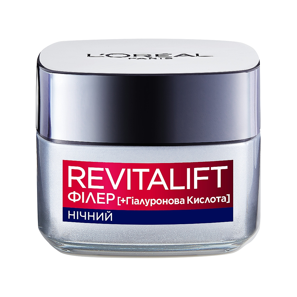 Крем для обличчя L'Oreal Paris Revitalift Filler Нічний з гіалуроновою кислотою Відновлювач об'єму 50 мл (3600523201617/3600524000325) - зображення 2