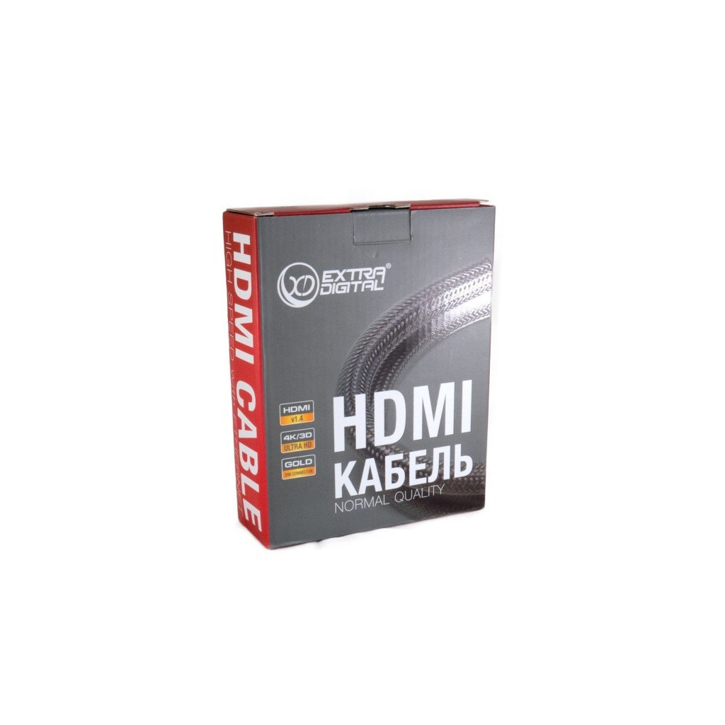 Кабель мультимедійний HDMI to HDMI 5.0m v2.0 28awg, 14+1, CCS Extradigital (KBH1749) - зображення 6