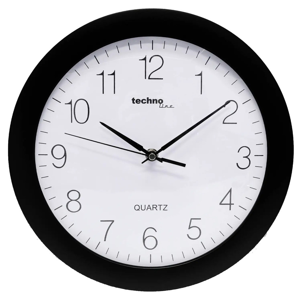 Настінний годинник Technoline WT7000 Black (WT7000 schwarz) (DAS301796) - зображення 1