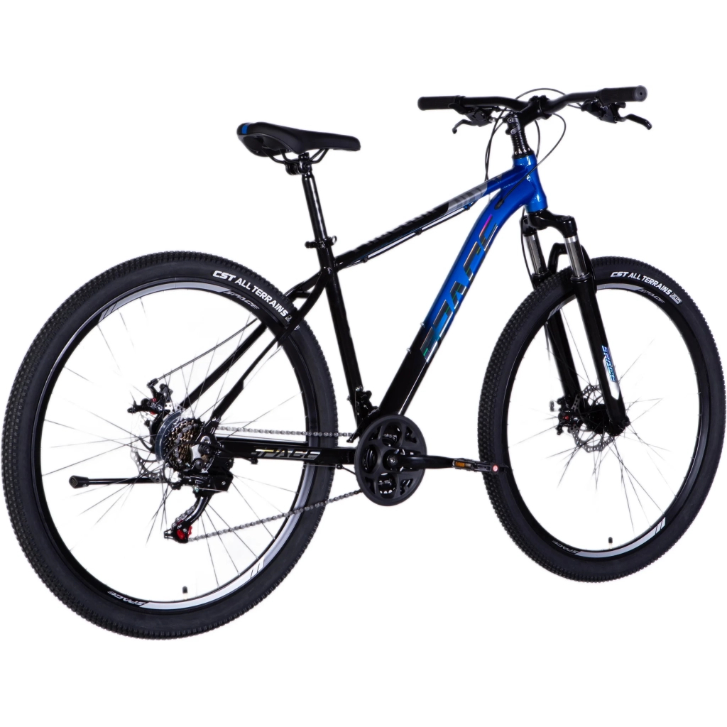 Велосипед Space 27.5" Phaeton AM DD рама-17" Al чорно-синій 2025 (OPS-SP-27.5-035) - зображення 3