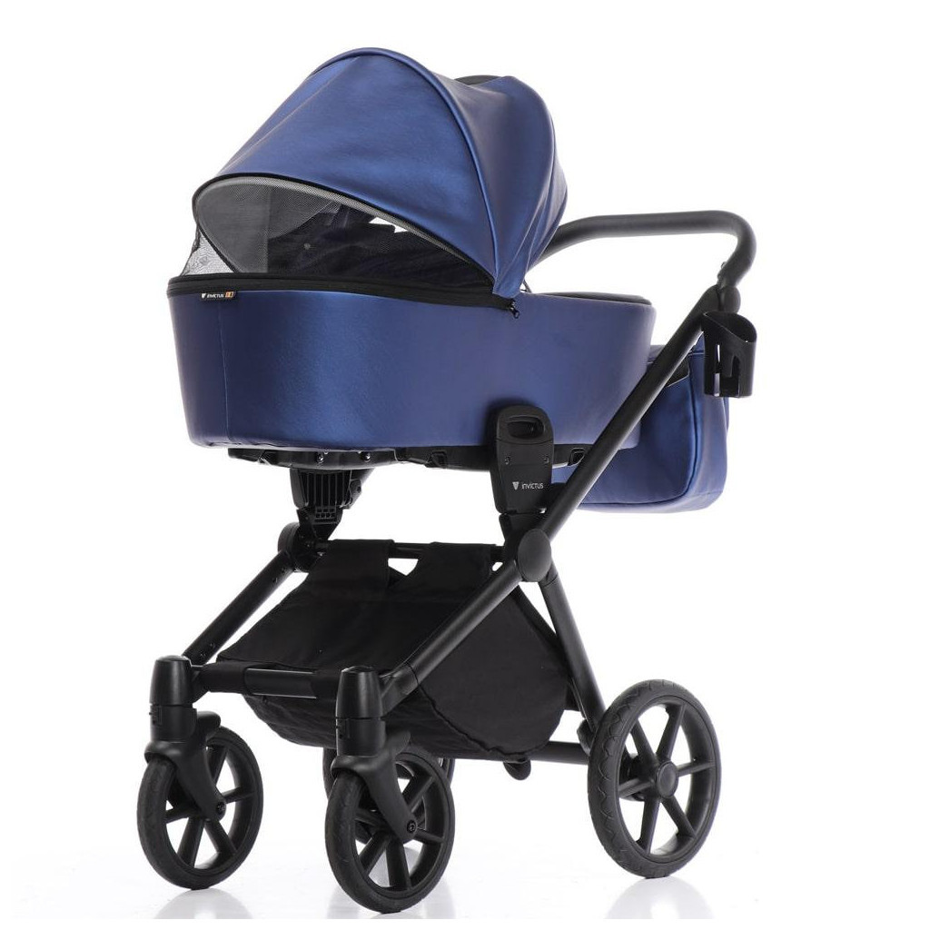 Коляска Invictus 2 в 1 V-Dream Lux Blue Black (71405) - зображення 4