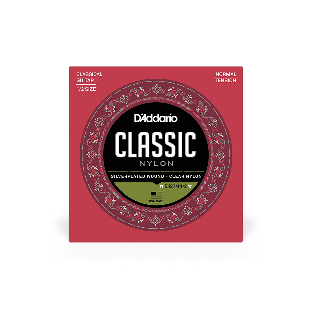 Струни для гітари D'Addario Student Classics Normal Tension 1/2 (EJ27N 1/2) - зображення 1