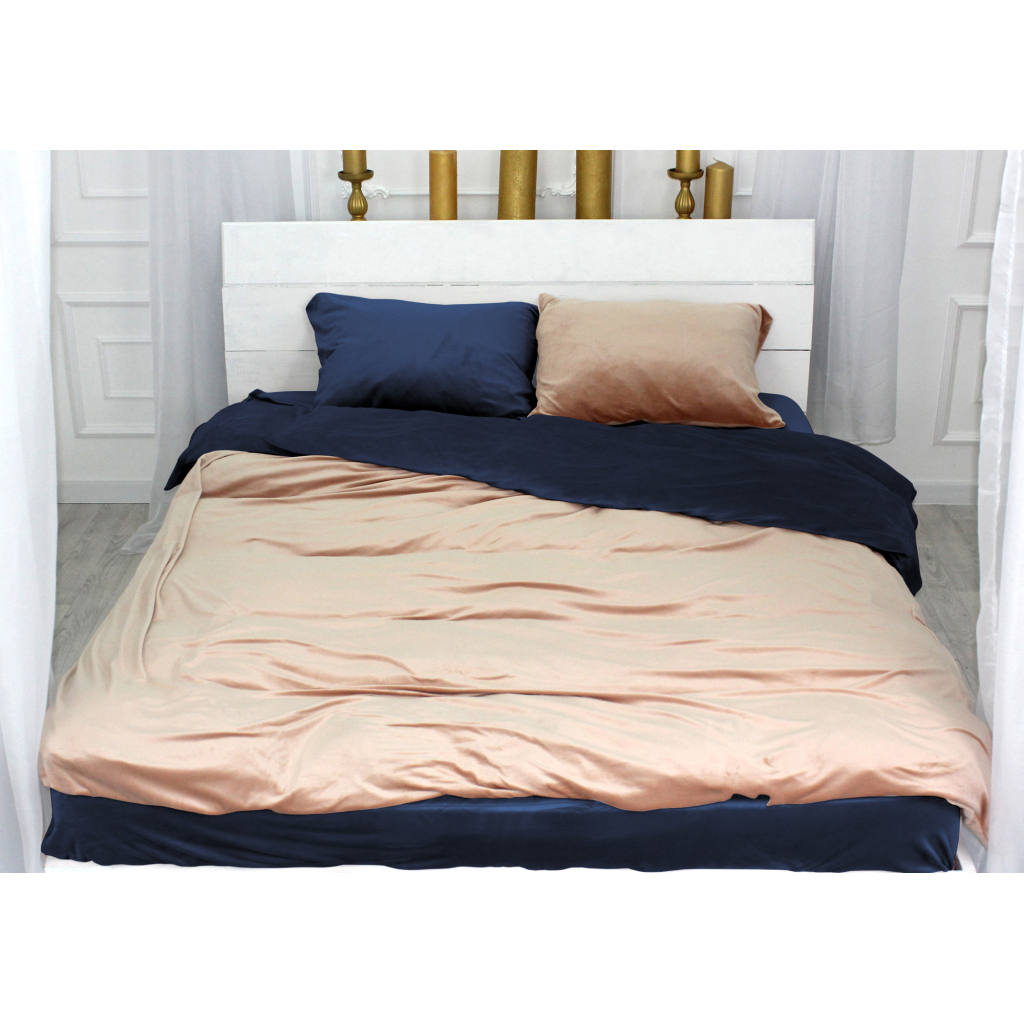 Постільна білизна MirSon Велюр Winter Frost 28-0004 + 28-0006 Ruellia Velvet 200х220 (2200004010649) - зображення 1