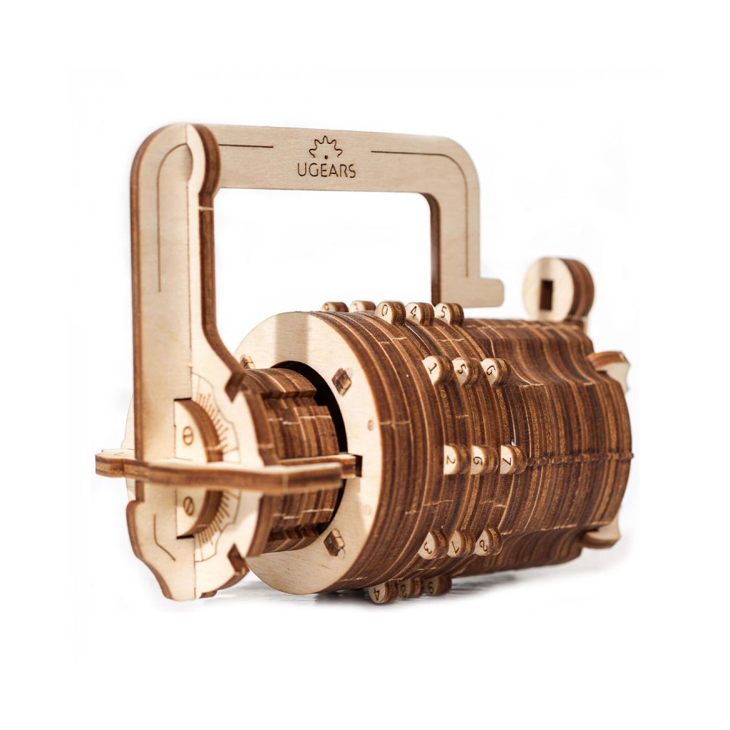 Збірна модель Ugears Кодовий замок (6005883) - зображення 1