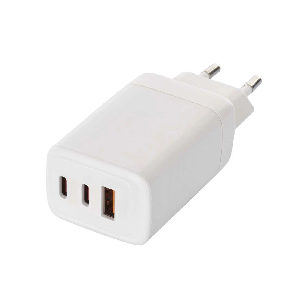 Зарядний пристрій EMOS V05G65 1xUSB-A + 2xUSB-C PD65W GaN (V05G65) - зображення 2