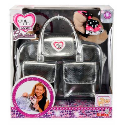 М'яка іграшка Chi Chi Love Чихуахуа Сріблястий гламур із сумочкою та шпилькою 20 см (589 5104) - зображення 3