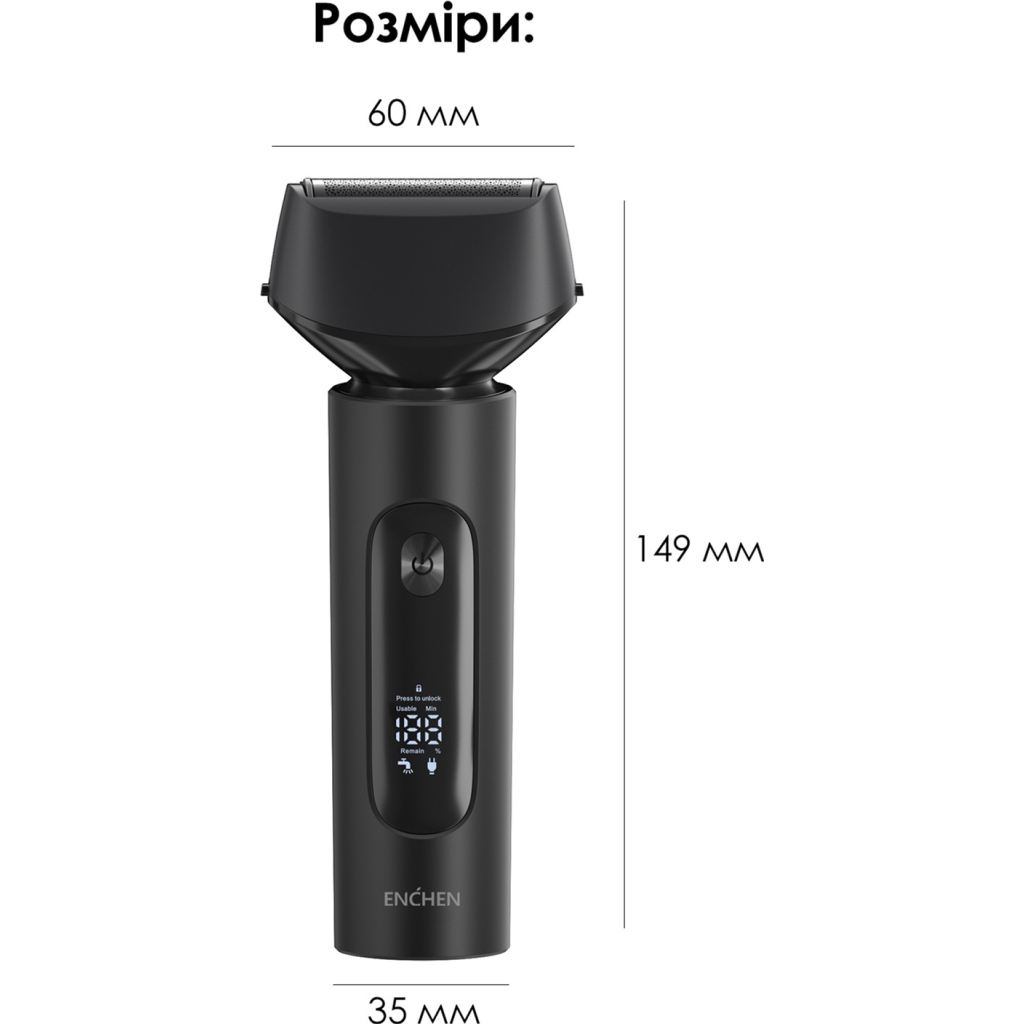 Електробритва Enchen MS001 Foil Shaver - зображення 4