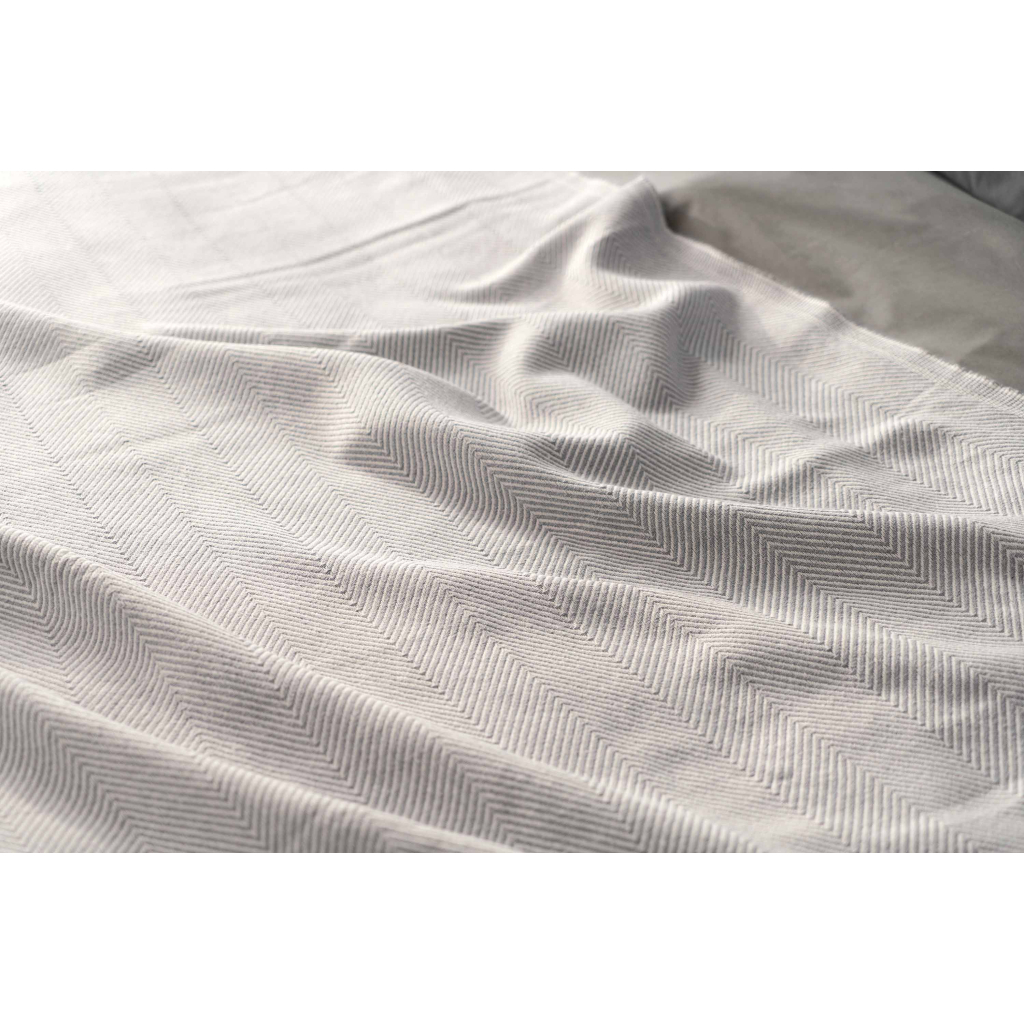 Плед Ardesto Summer 100% бавовна, сірий 210х230 см (ART0922SG) - зображення 6