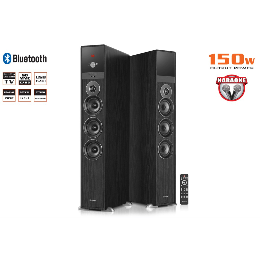 Акустична система REAL-EL S-2070 Black - зображення 1