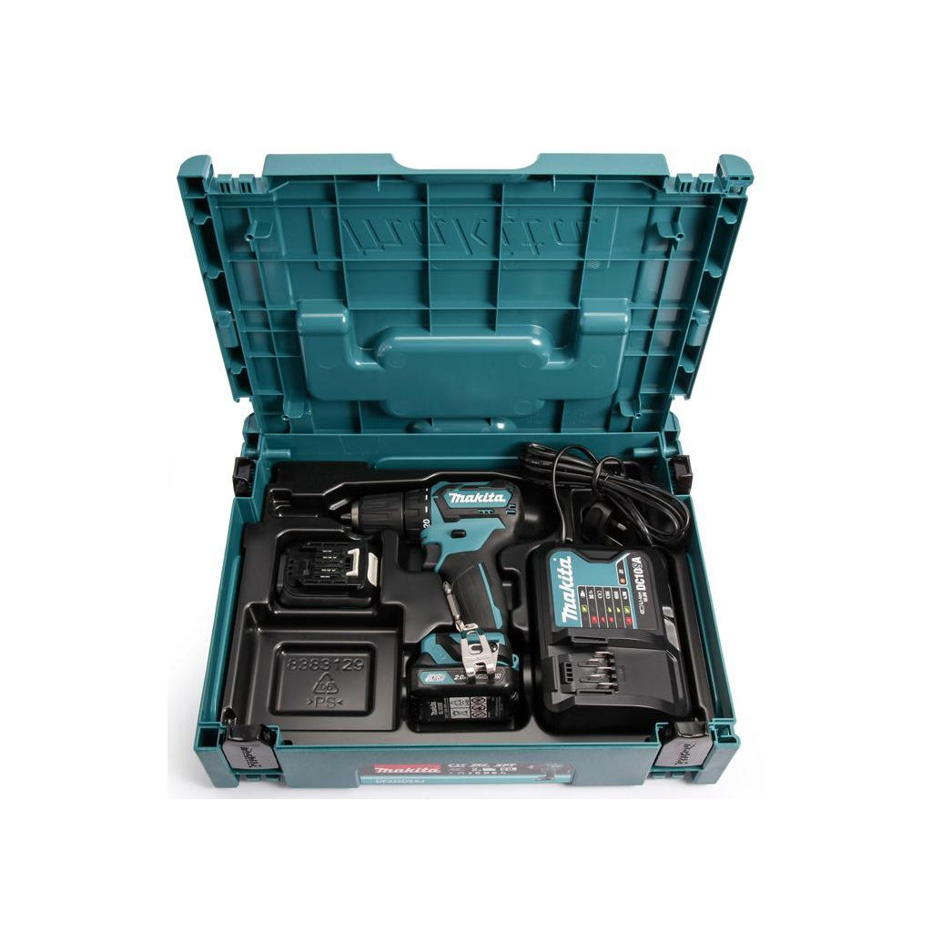 Шуруповерт Makita CXT Slider, 2Аг х 2шт, Makpac, 35 / 21Нм (DF332DSAJ) - зображення 3