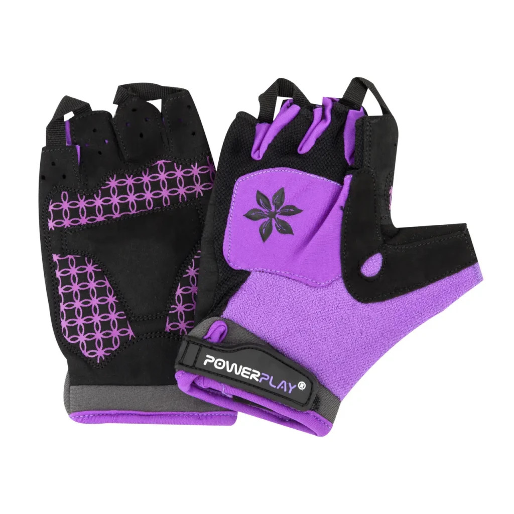 Велорукавиці PowerPlay 5284 Фіолетові XS (SALE_5284_XS_Purple) - зображення 4