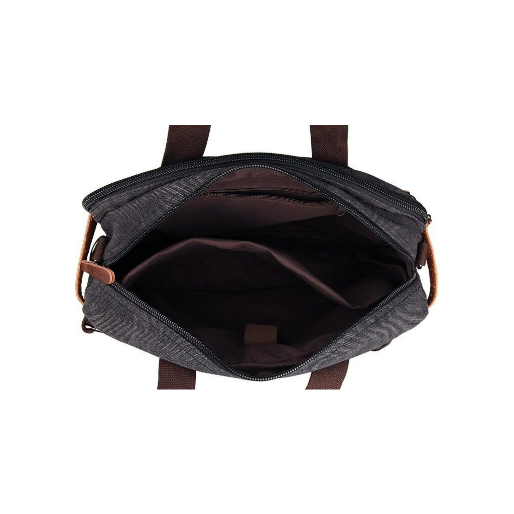 Сумка Vintage Трансофрмер текстильна Чорна (20078) - зображення 10