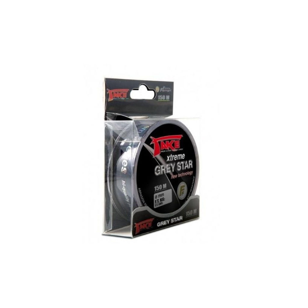 Волосінь Lineaeffe Take Xtreme GREY STAR 150м 0.20мм FishTest 5.5к (3800120-GS) - зображення 1
