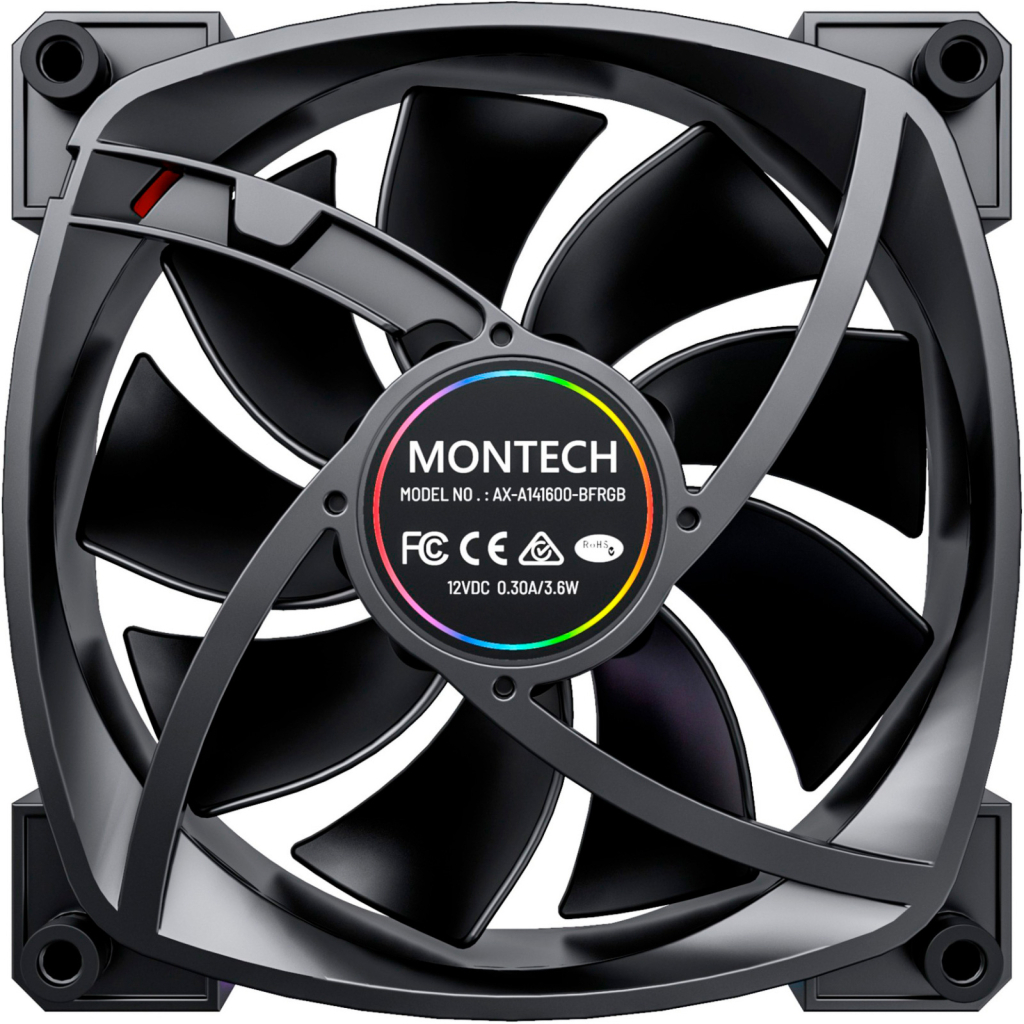 Кулер до корпусу MONTECH RX120 PWM (B31) - зображення 6