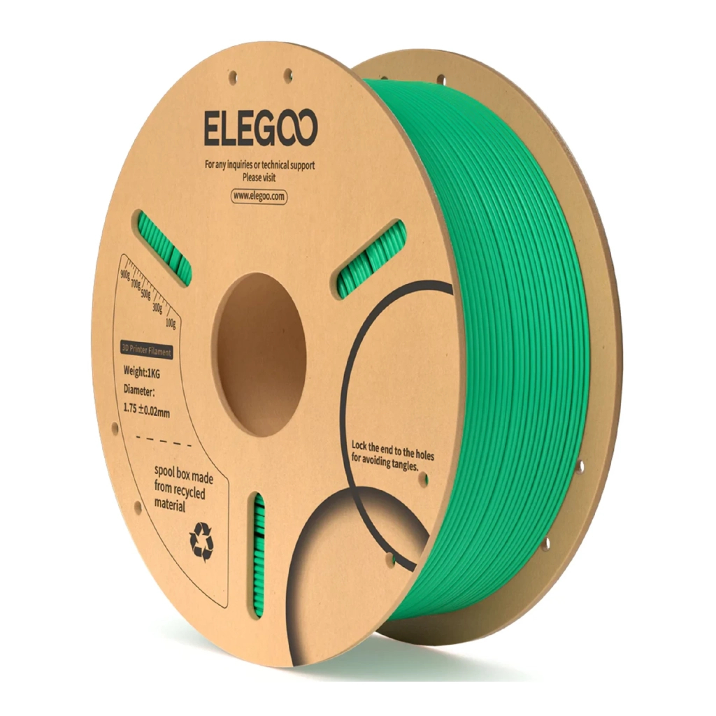 Пластик для 3D-принтера ELEGOO PLA 1кг, 1.75мм, green sea (50.203.0108) - зображення 1