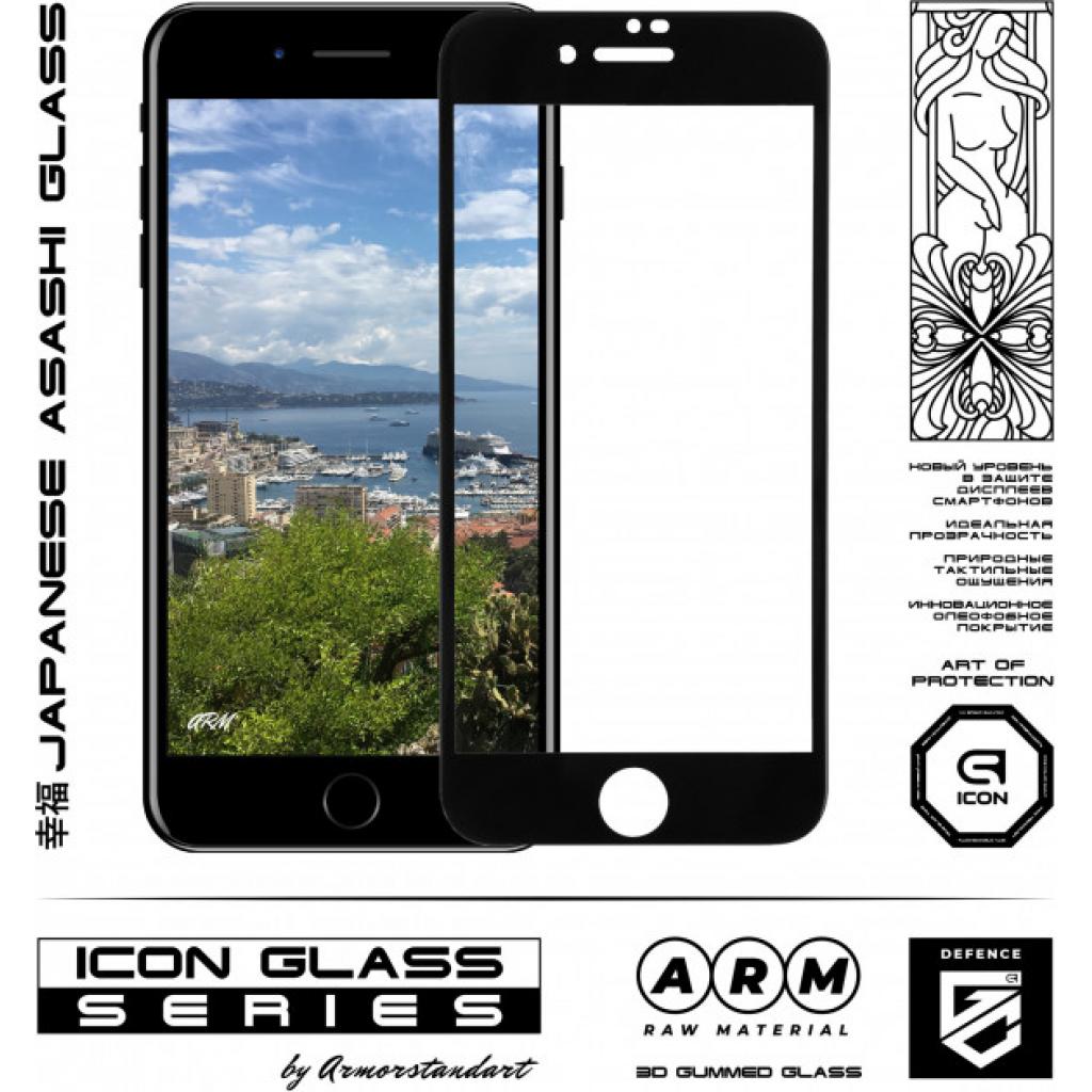 Скло захисне Armorstandart Icon 3D Apple iPhone 8 Plus/7 Plus Black (ARM55982-GI3D-BK) - зображення 2