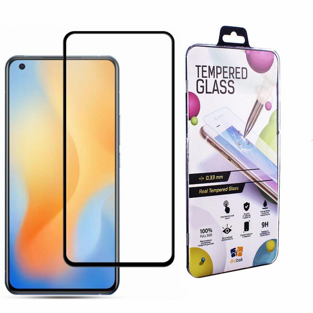 Скло захисне Drobak Vivo Y30 Full Cover Full Glue (Black) (222230) - зображення 1