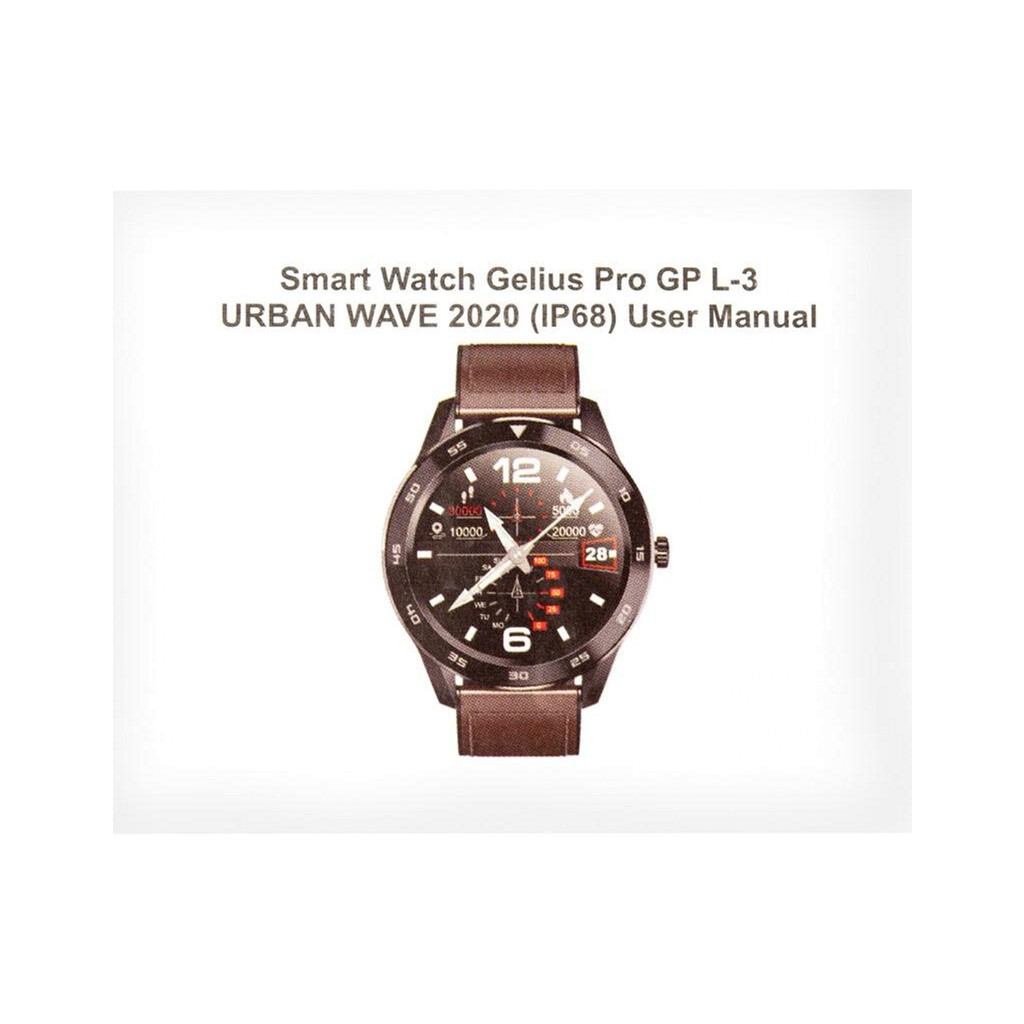 Смарт-годинник Gelius Pro GP-L3 (URBAN WAVE 2020) (IP68) Silver/Dark Brown - зображення 16