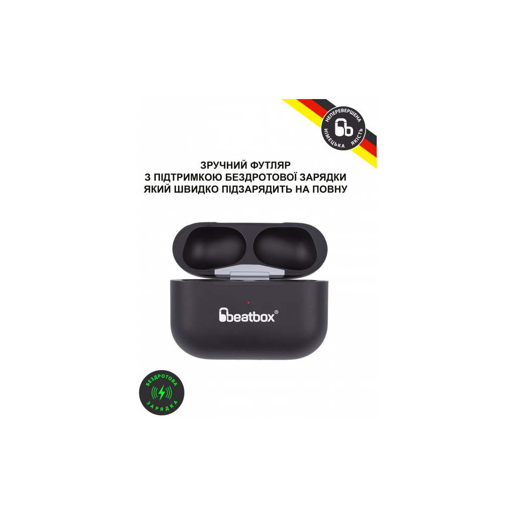 Навушники BeatBox PODS PRO 1 Wireless charging black (bbppro1wcb) - зображення 5