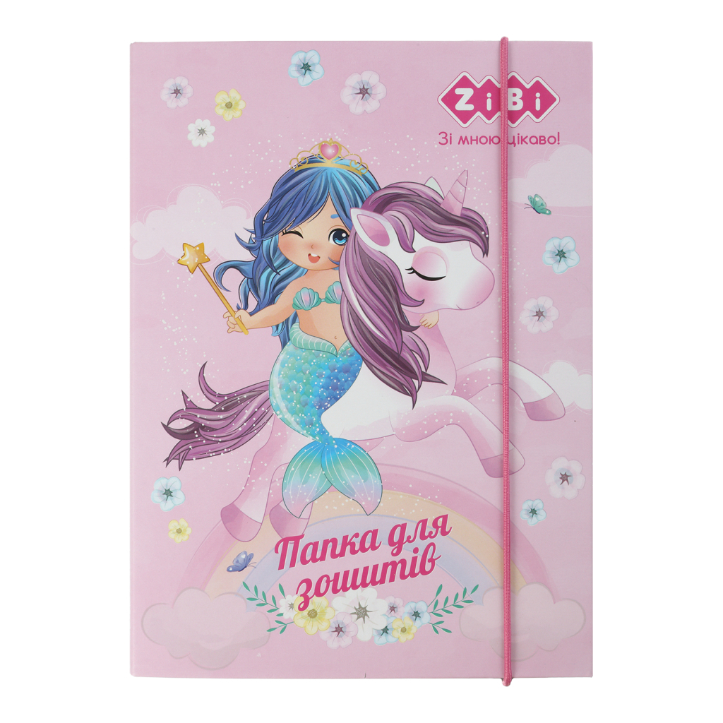 Папка для зошитів ZiBi В5+ CUTE картонна, на гумках (ZB.14983) - зображення 1