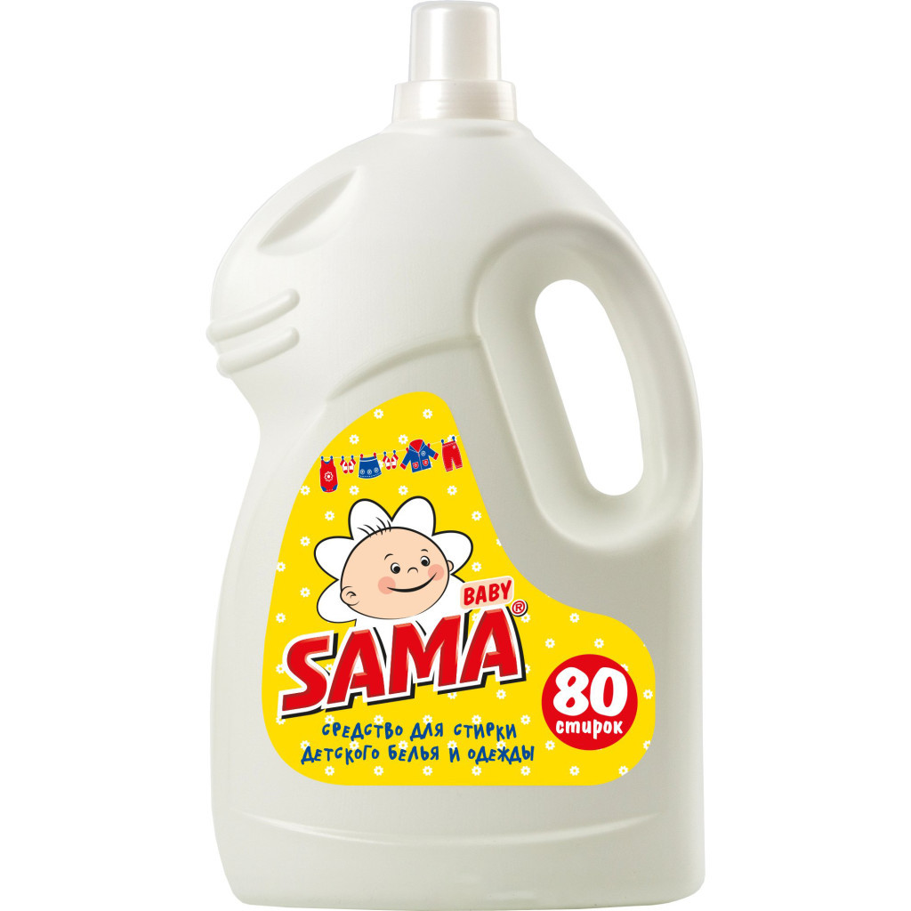 Гель для прання Sama Baby 4 л (4820020265502) - зображення 1