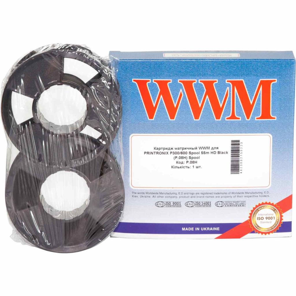 Картридж WWM PRINTRONIX P300/600 Spool 55m HD (P.08H) - зображення 1