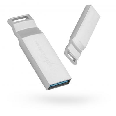 USB флеш накопичувач eXceleram 32GB U2 Series Silver USB 3.1 Gen 1 (EXP2U3U2S32) - зображення 1