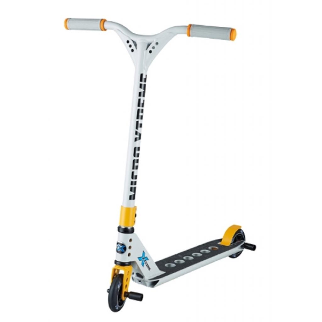 Самокат Micro MX Trixx 2.0 Grey Yellow (SA0186) - зображення 1