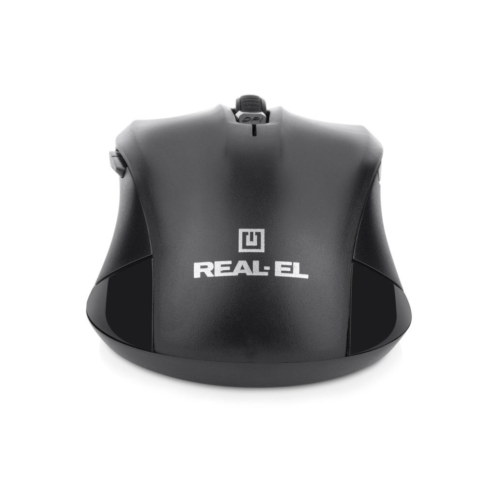 Мишка REAL-EL RM-307 Wireless Black - зображення 4