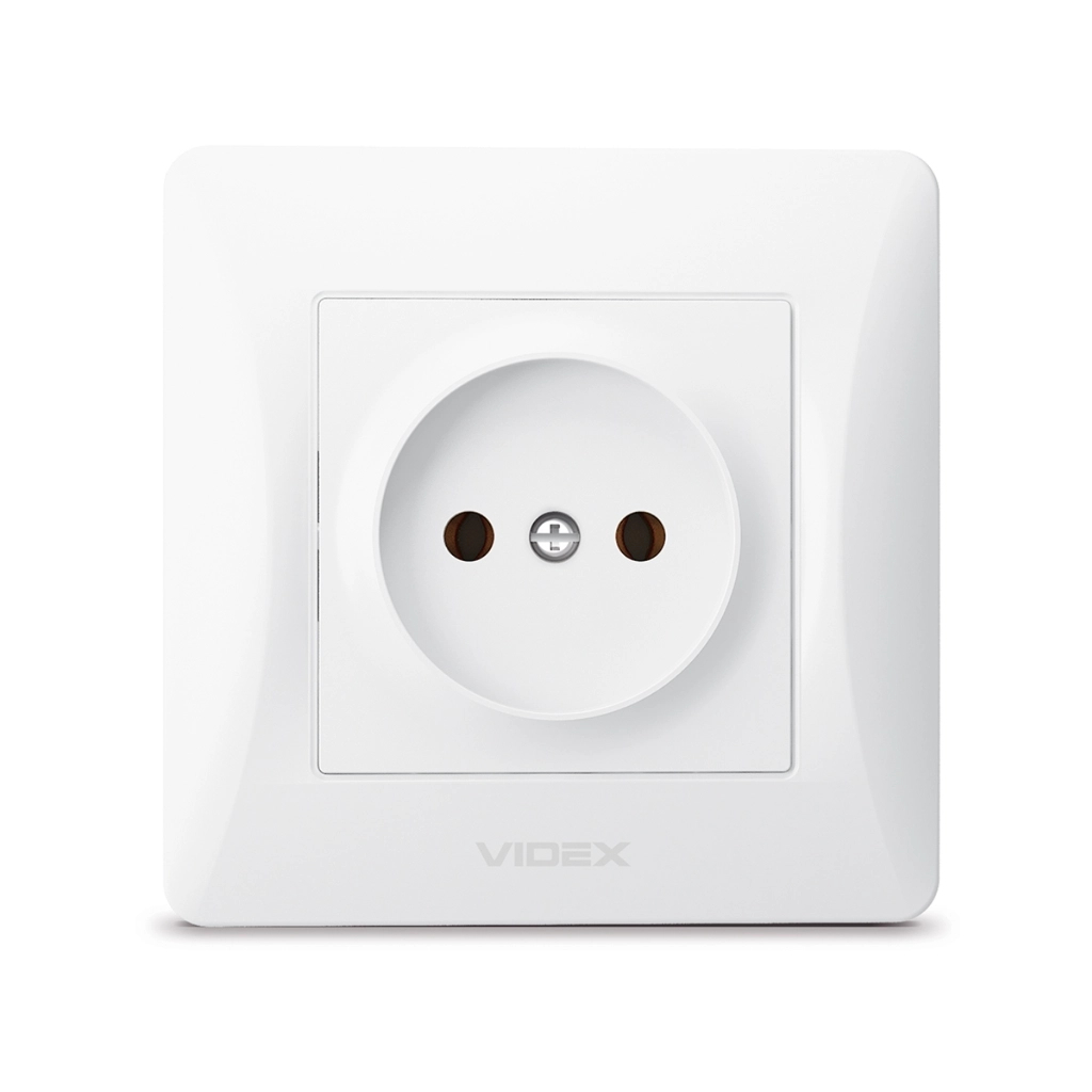 Розетка Videx BINERA 1ая (VF-BNSK1-W) - изображение 1